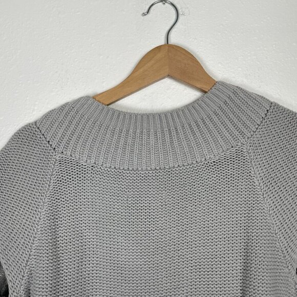 Canyon River Blues Sz. M Light Blue Short Sleeve Cardigan Sweater Vest - Picture 8 of 8